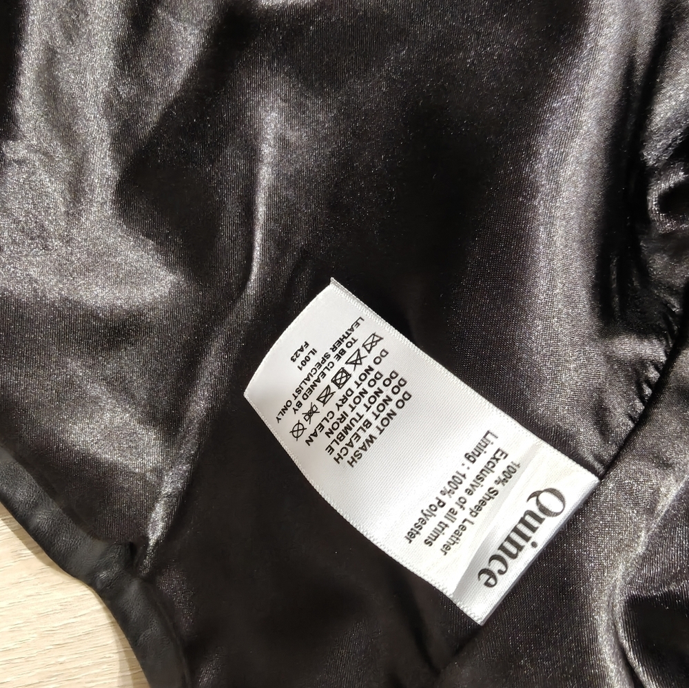QUINCE Leather Jacket || XL - Picture 2 of 2